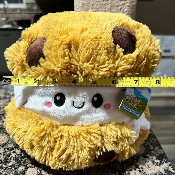 Squishable Cookie Ice Cream Sandwich Mini Squish Cookie 7” Plush - Picture 7 of 11